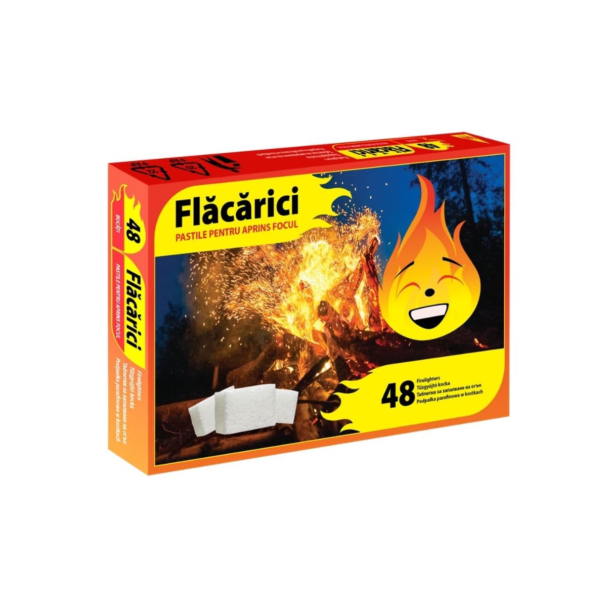 Accendifuoco Flăcărici / 48 cubetti