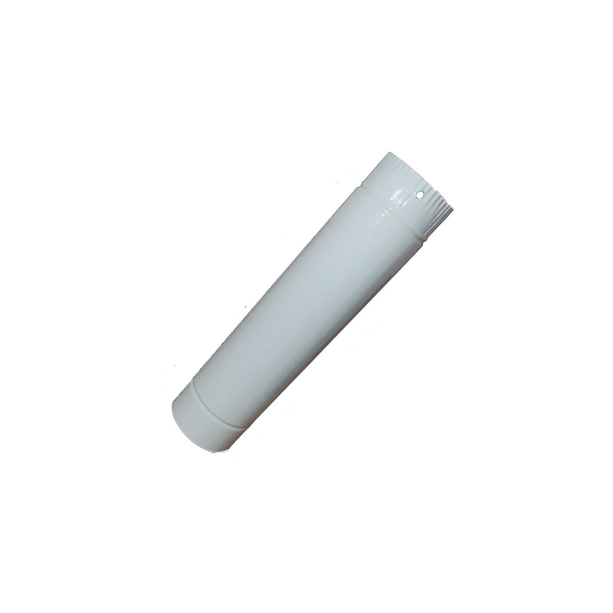 Tubo per stufa smaltato bianco 0,4mm / 0,50m