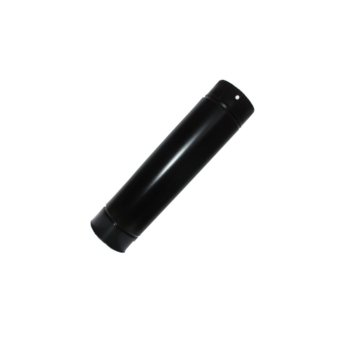 Tubo per stufa smaltato nero opaco 0,4mm / 0,50m