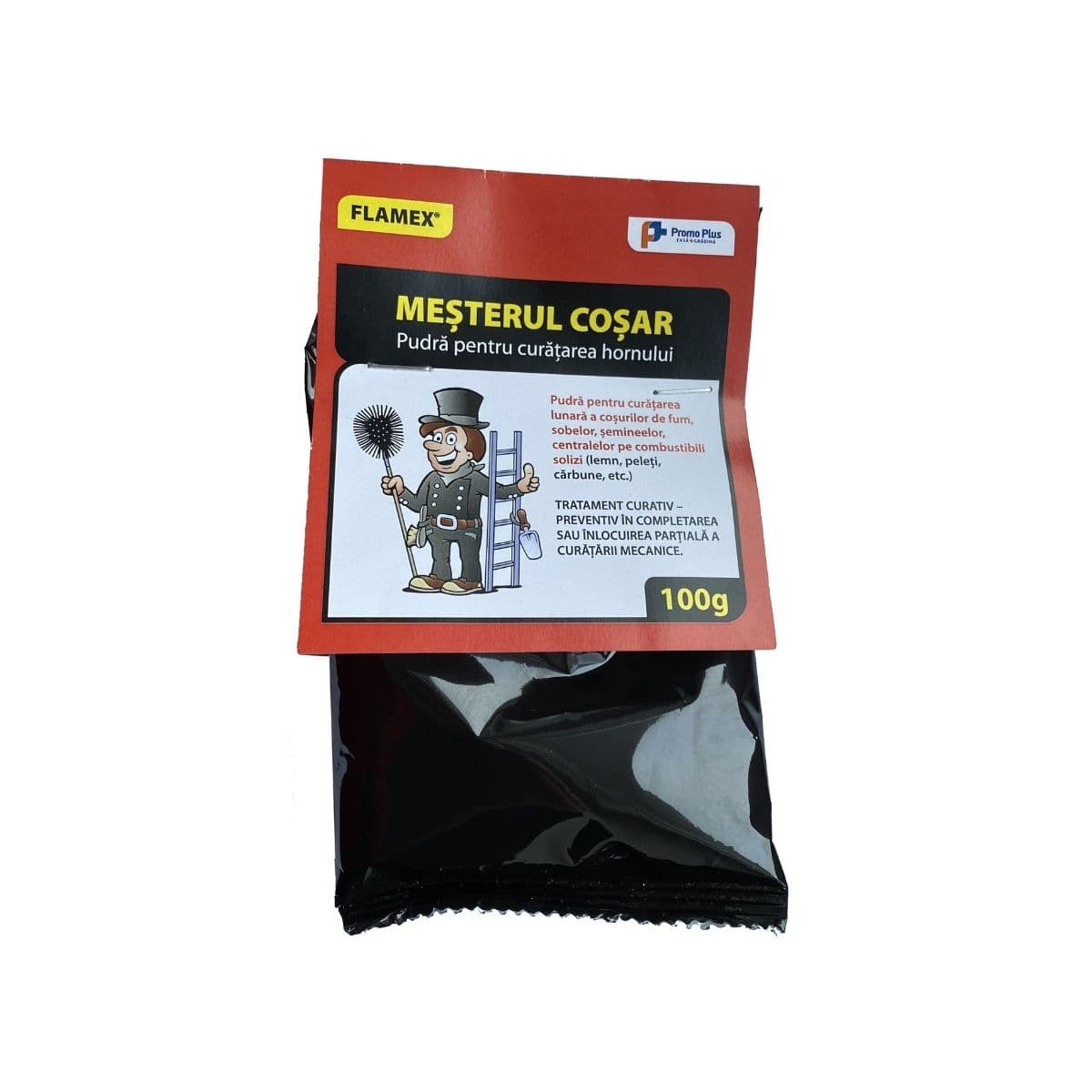 Meșterul coșar - Polvere per la pulizia della canna fumaria /100g