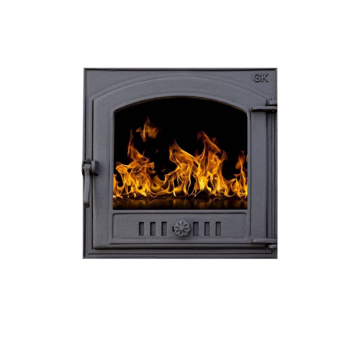 Sportello in ghisa per stufa Flamex con vetro S 5050