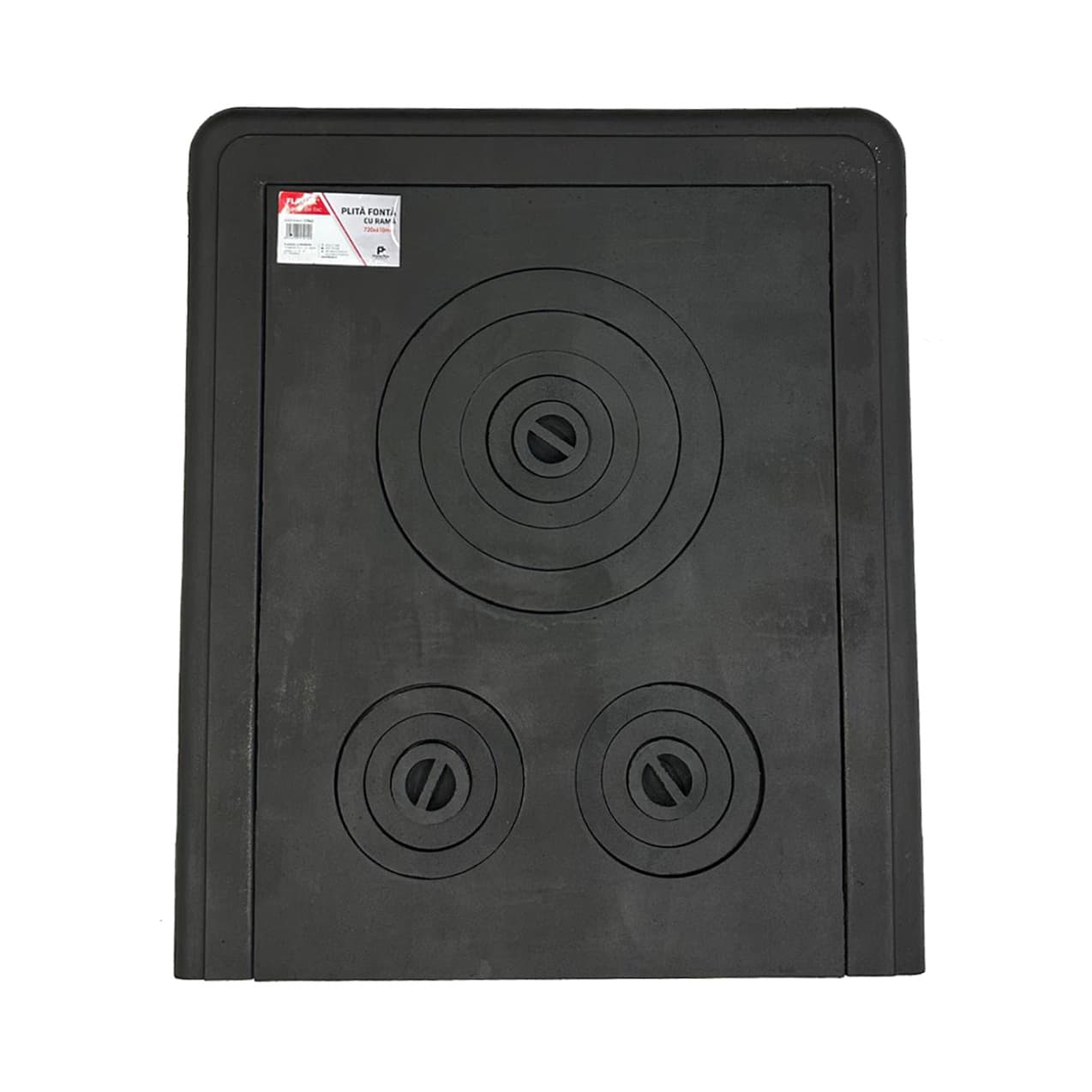 Piastra FLAMEX con cornice / 720 x 610 mm