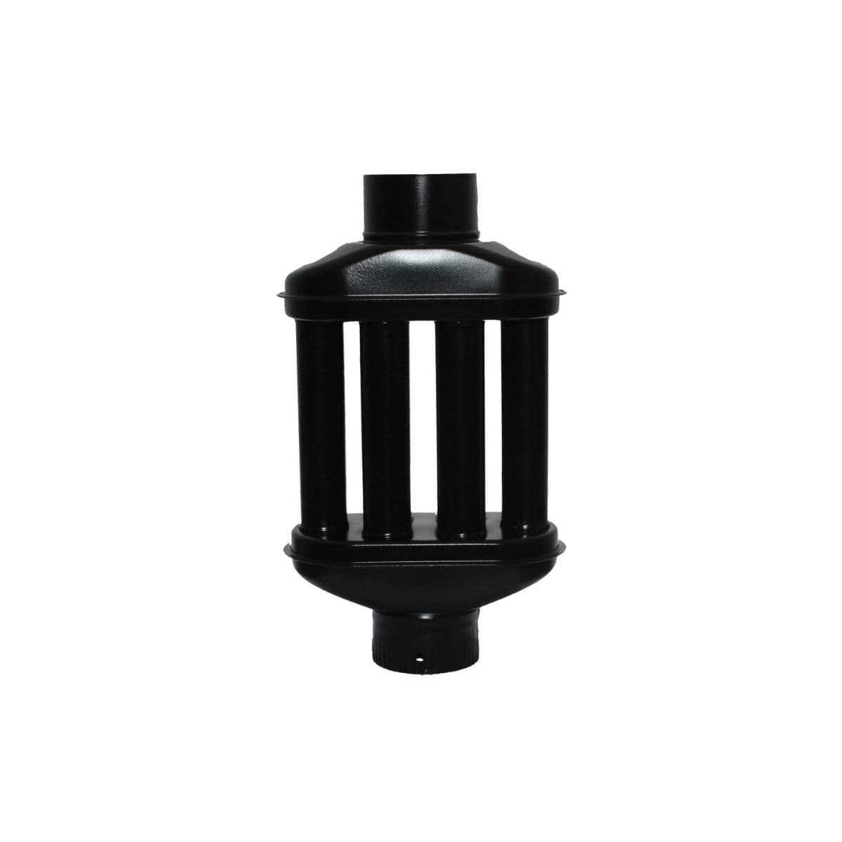 Recuperatore di calore smaltato nero opaco 0,4 mm / h: 55 cm