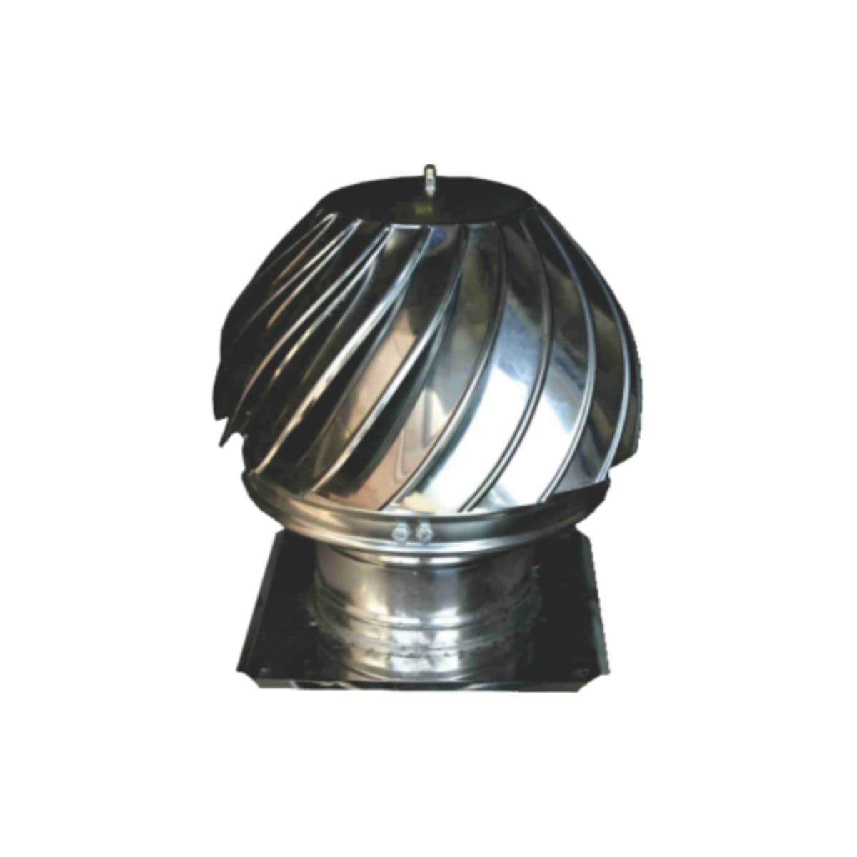 Comignolo rotante in acciaio inox con base Ø 125 mm