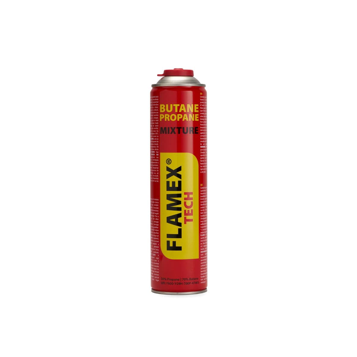 Bombola gas Flamex TECH 330 con valvola, per campeggio e impianti