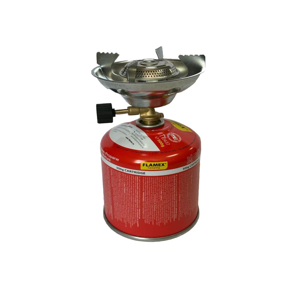 Fornello Flamex 300S + bombola gas 500 g – set compatto da campeggio